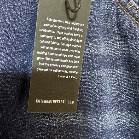 Kut From The Cloth Women's Jeans 24W Blue High Rise Natalie Boot Cut - Picture 9 of 12